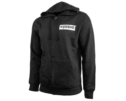 (SO) Kyosho Box Logo Full Zip Hoodie (Black) (2XL)
