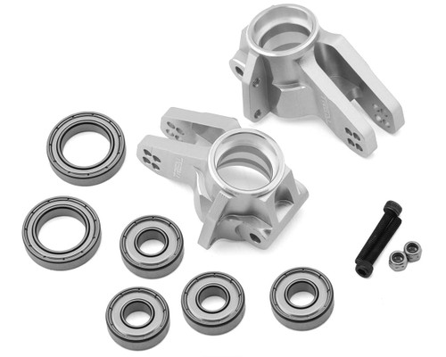 (SO) Treal Hobby Arrma® Kraton™ 6S Aluminum Rear Hubs (Silver) (2)