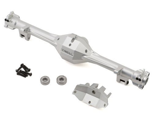 (SO) Treal Hobby Losi® Hammer Rey™ U4 Aluminum Rear Axle Housing (Silver)