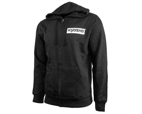 (SO) Kyosho Box Logo Full Zip Hoodie (Black) (M)