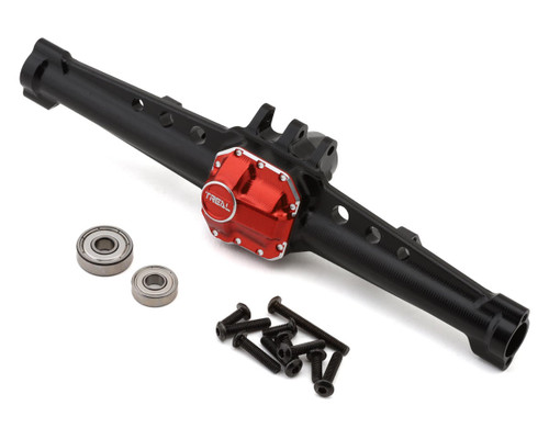 (SO) Treal Hobby Axial SCX10 II CNC-Machined Aluminum Rear Axle Housing (Black)