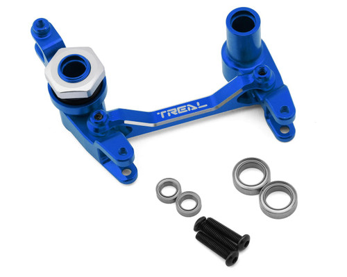 (SO) Treal Hobby Aluminum Steering Bellcrank Assembly Set for Traxxas® UDR® (Blue)