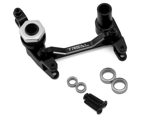 (SO) Treal Hobby Aluminum Steering Bellcrank Assembly Set for Traxxas® UDR® (Black)
