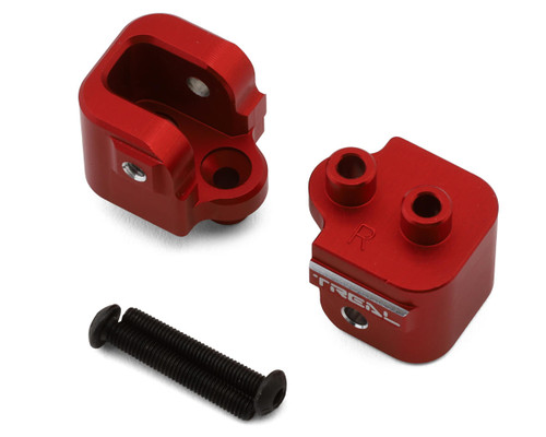 (SO) Treal Hobby Losi Hammer Rey U4 Aluminum Rear Upper Link Mount Set (Red) (2)