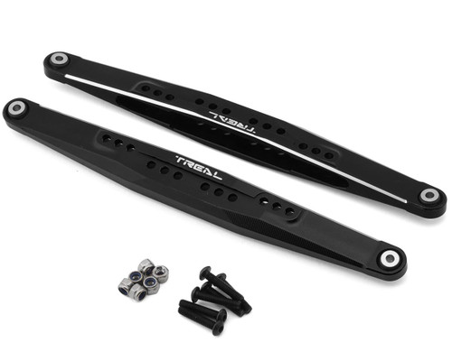 (SO) Treal Hobby Losi Hammer Rey U4 Aluminum Rear Lower Trailing Arms (Black) (2)