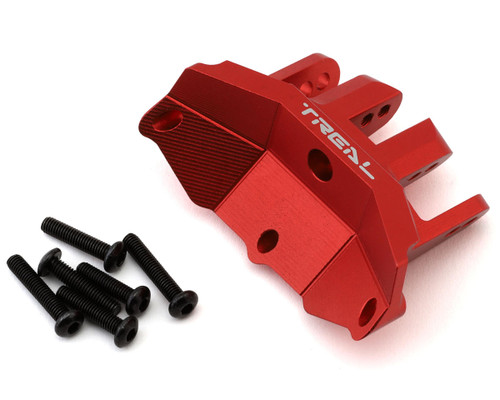 (SO) Treal Hobby Losi Hammer Rey U4 Aluminum Axle Upper Link Mount (Red)