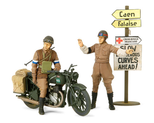 (SO) Tamiya 1/35 British BSA M20 Motorcycle Plastic Model Kit