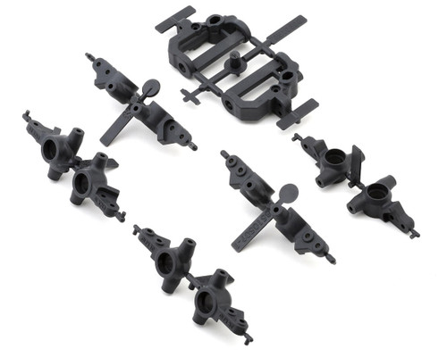 (SO) Team Associated RC10T7/SC7 Factory Team Carbon V2 Caster & Steering Blocks Set