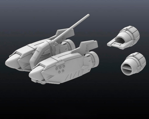 (SO) Bandai Builder's Parts HD 1/144 MS Marine #01 Gundam Accessory Set