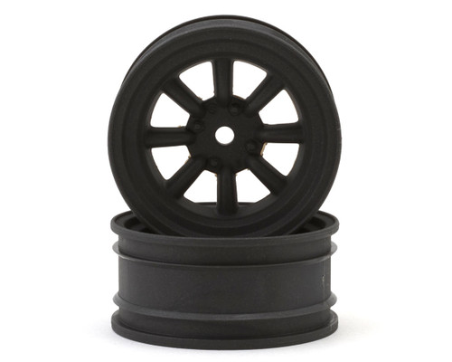(SO) Kyosho Fazer FZD2 8-Spoke Watanabe Wheels (Black Metal) (2) (5mm Offset)