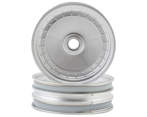 (SO) Kyosho Scorpion 2014 Front Wheels (Satin Chrome) (2)