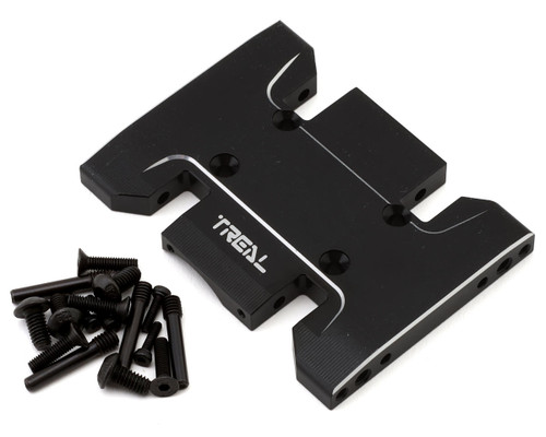(SO) Treal Hobby Axial SCX10 Pro 7075 Aluminum Center Skid Plate (Black)