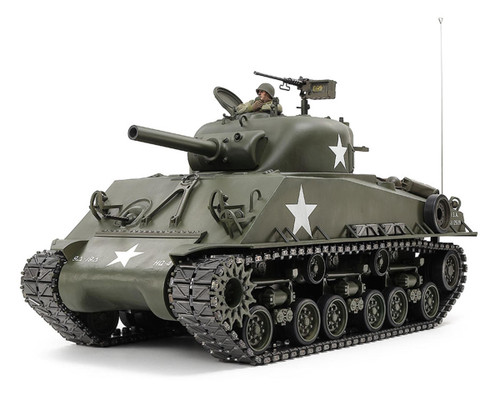 (SO) Tamiya 1/16 M4 Sherman 105mm Howitzer Scale Electric RC Tank