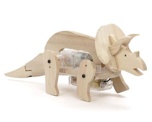 (SO) Tamiya Walking Triceratops Mechanical 3D Wooden Model Kit