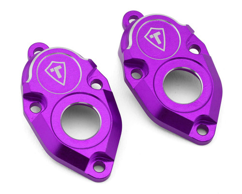 (SO) Treal Hobby Vanquish VRD/VS4-10 Aluminum Rear Portal Covers (Purple) (2)