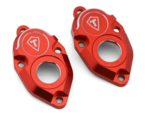 (SO) Treal Hobby Vanquish VRD/VS4-10 Aluminum Rear Portal Covers (Red) (2)