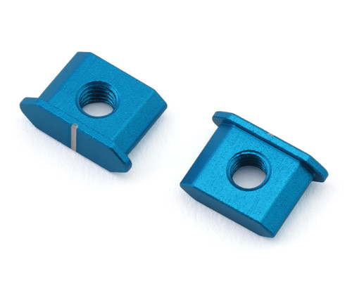(SO) Tamiya TRF420 Aluminum Suspension Arm Bushings (Blue) (2) (B Parts)