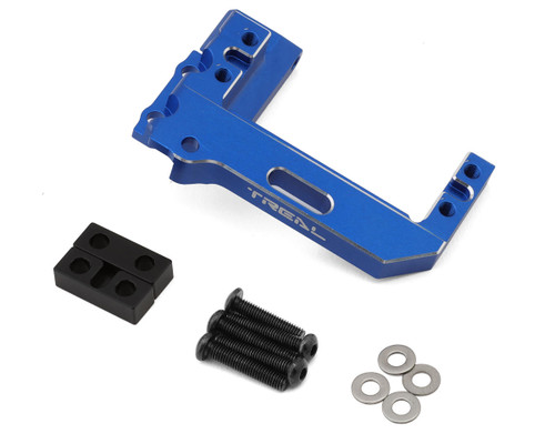 (SO) Treal Hobby H10 Optic Aluminum Servo Mount (Blue)