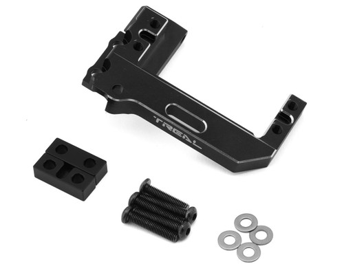 (SO) Treal Hobby H10 Optic Aluminum Servo Mount (Black)
