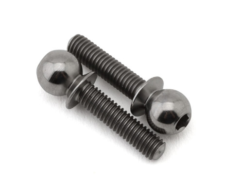 (SO) Team Associated Factory Team HD 12mm Titanium Ballstuds (Short)