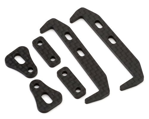 (SO) Team Associated RC10TC8 Factory Team Carbon Fiber Battery Mount Set