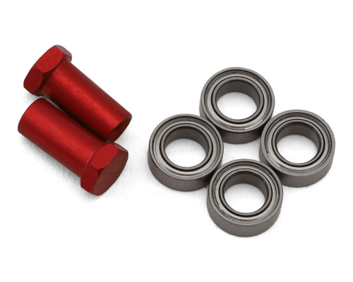 (SO) Kyosho Fazer FZD2 Aluminum Steering bellcrank Pins & Ball Bearings Set