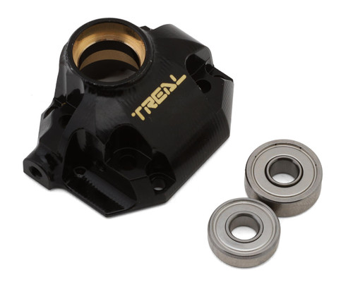 (SO) Treal Hobby Vanquish H10 Optic Brass Front Differential Output Housing Cover