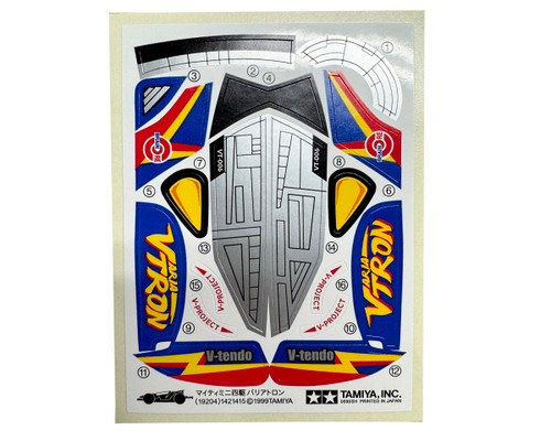 (SO) Tamiya JR Mini 4WD Variatron Decal Sheet