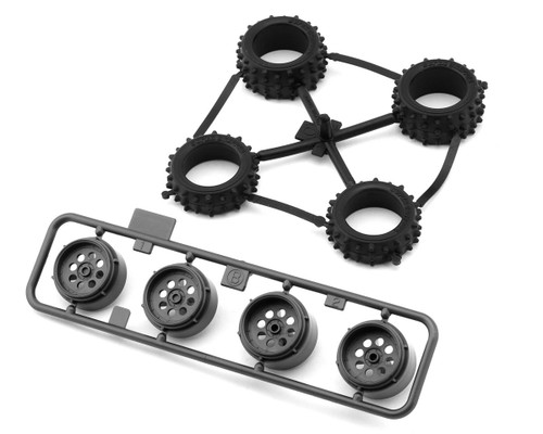(SO) Tamiya JR Fun-Vroom Spike Tires & Wheels Set (EZ Chassis)