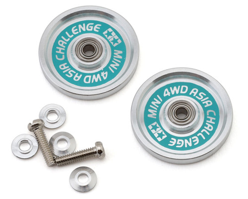 (SO) Tamiya JR HG 19mm Aluminum Ball-Race Limited-Edition Rollers Set (Ringless)