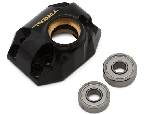 (SO) Treal Hobby Vanquish H10 Optic Brass Rear Differential Output Housing Cover