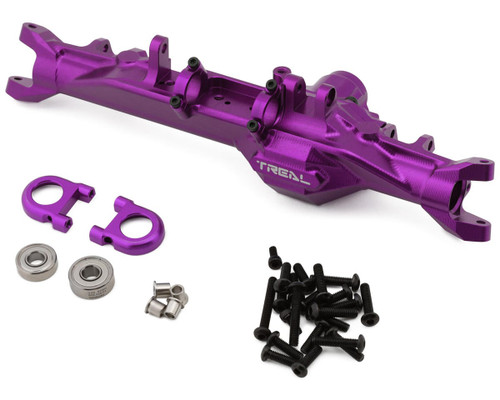 (SO) Treal Hobby H10 Optic 7075 CNC-Machined Aluminum Front Axle Housing (Purple)