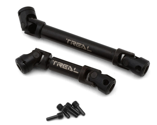 (SO) Treal Hobby HD Steel Center Slider Driveshafts Set for Traxxas® TRX-4MT™ (2)