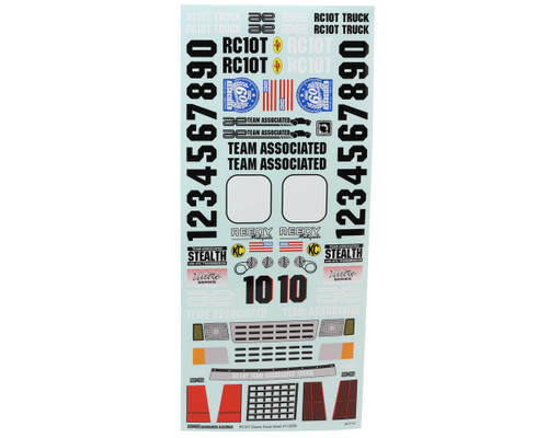(SO) Team Associated RC10T Classic Decal Sheets (2)