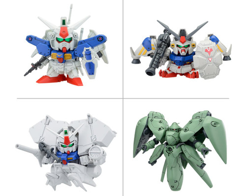 (SO) Bandai SD BB Senshi Mobile Suit Gundam 0083 Stardust Memory Model Kit Set (4)