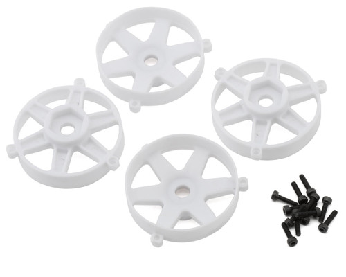 (SO) Team Associated Factory Team® Adjustable Wheel Face Plate (White) (4) (Inner)