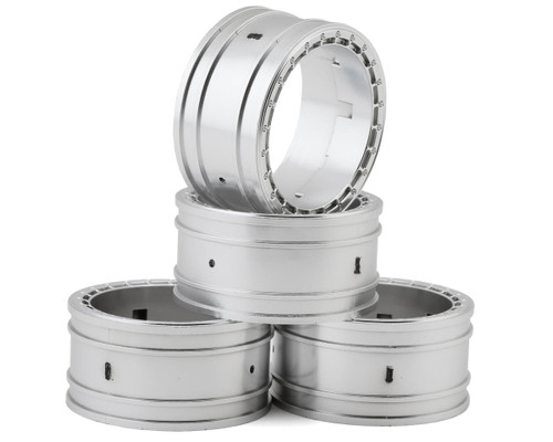 (SO) Team Associated Factory Team® Adjustable 2-Piece Wheels (Silver) (4) (Outer)