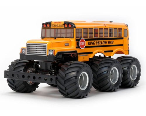(SO) Tamiya G6-01 King Yellow 6x6 Polycarbonate Body (Clear)