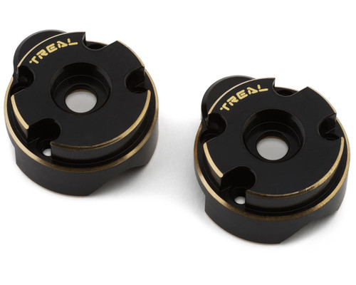 (SO) Treal Hobby Redcat Ascent-18 Brass Outer Portal Covers (Black)