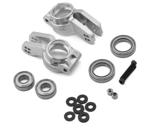 (SO) Treal Hobby Arrma 6S BLX 7075 Aluminum Rear Hub Set (Silver) (2)