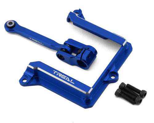 (SO) Treal Hobby 7075 Aluminum Steering Servo Horn Tie Rod Link & Mount Set for