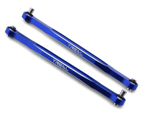 (SO) Treal Hobby 7075 Aluminum Steering Toe Link Set for Traxxas® X-Maxx® (Blue) (2)