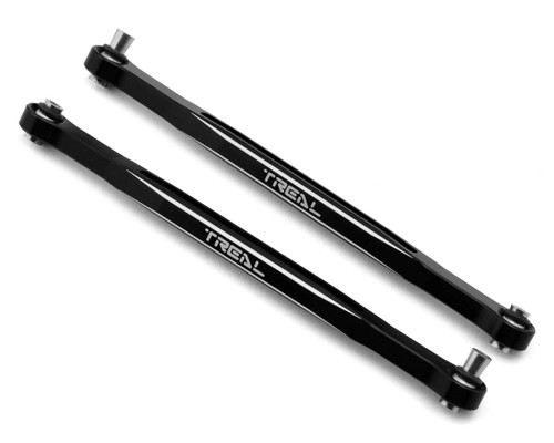 (SO) Treal Hobby 7075 Aluminum Steering Toe Link Set for Traxxas® X-Maxx® (Black) (2)