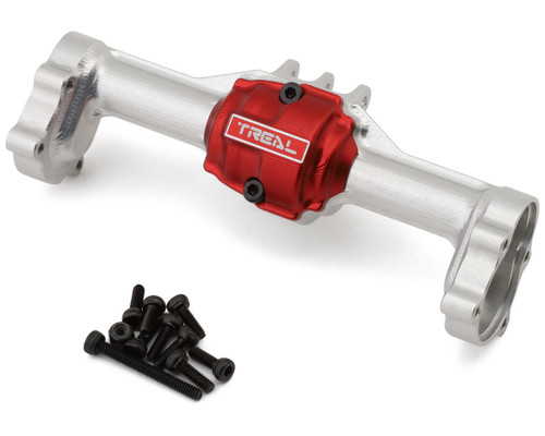 (SO) Treal Hobby Redcat Ascent-18 7075 Aluminum Rear Axle Housing (Silver)