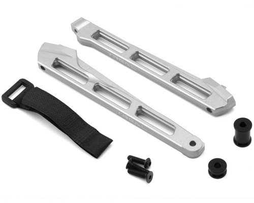 (SO) Treal Hobby Arrma Big Rock 6S BLX 7075 Aluminum Chassis Brace Set (Silver)