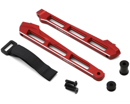 (SO) Treal Hobby Arrma Big Rock 6S BLX 7075 Aluminum Chassis Brace Set (Red)