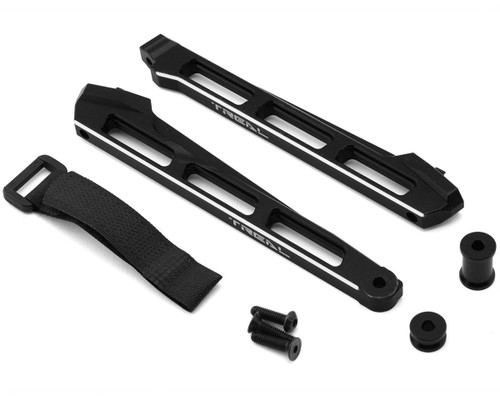 (SO) Treal Hobby Arrma Big Rock 6S BLX 7075 Aluminum Chassis Brace Set (Black)