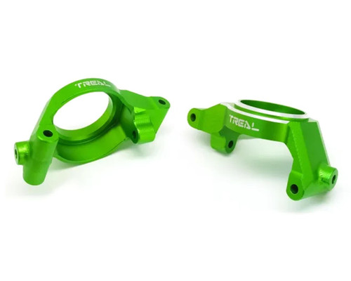 (SO) Treal Hobby 7075 Aluminum Front C-Hubs for Traxxas® X-Maxx® (Green) (2)