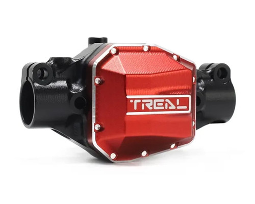 (SO) Treal Hobby Axial SCX10 Pro 7075 Aluminum Front Center Axle Housing (Black)