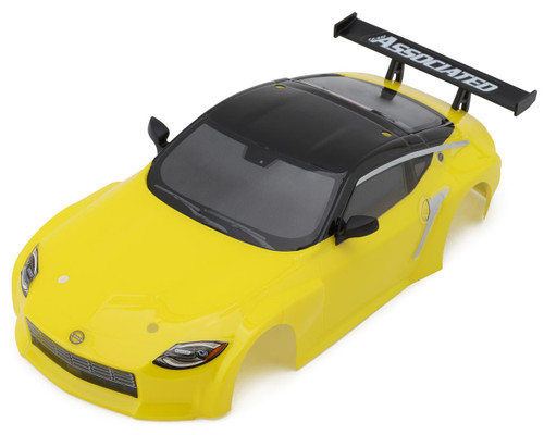 (SO) Team Associated SR27 2023 Nissan Z Pre-Painted Body (Yellow)